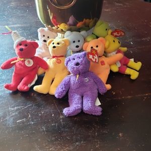 8 "10 years of happiness" McDonald's beanie babies 2004